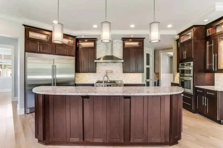 Kitchen cabinet remodel java island