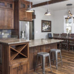 Kitchen cabinet remodel cherry latte